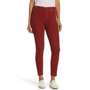 NWT Madewell 10" High riser  Corduroy Canterbury